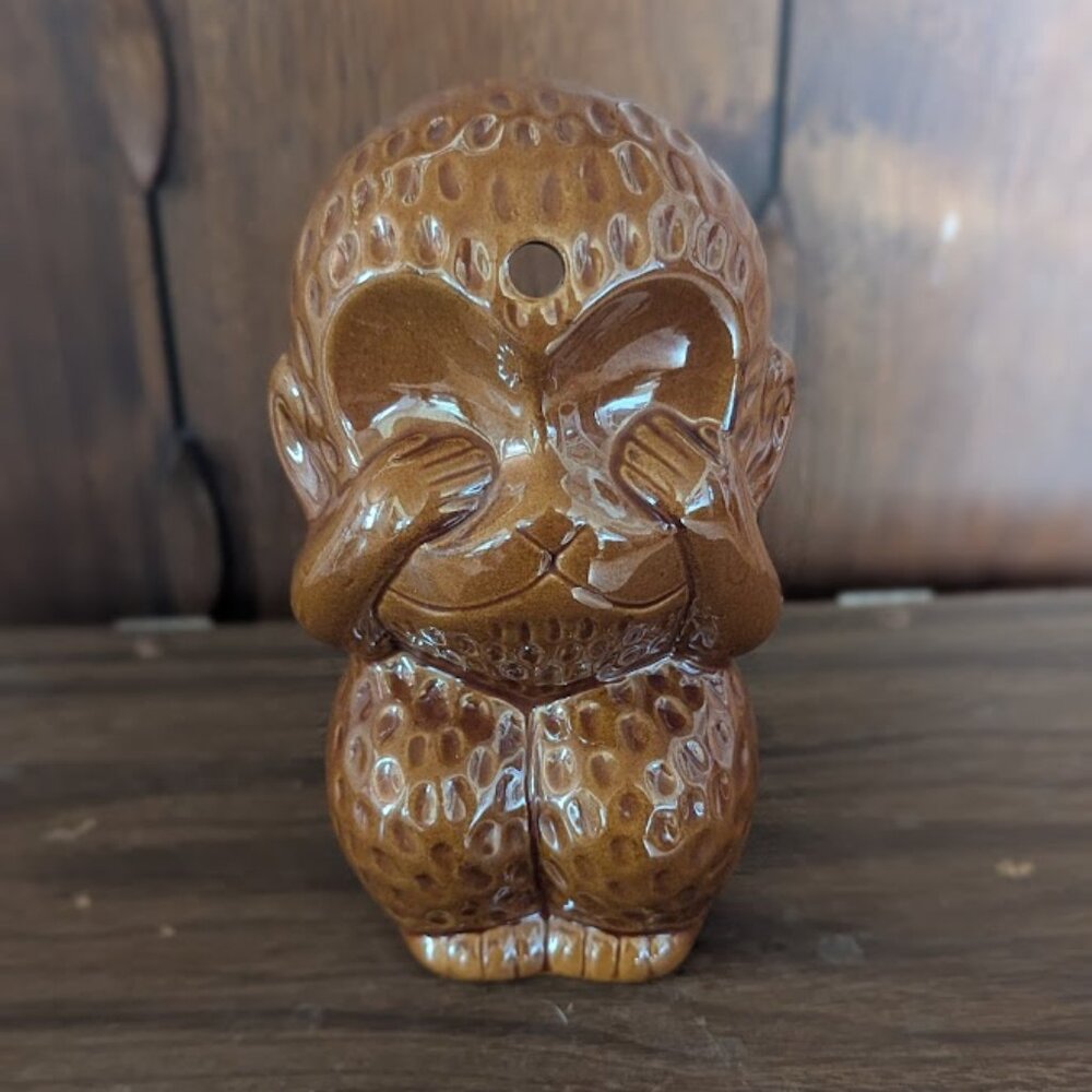 Vintage "See No Evil" Monkey Tiki Mug